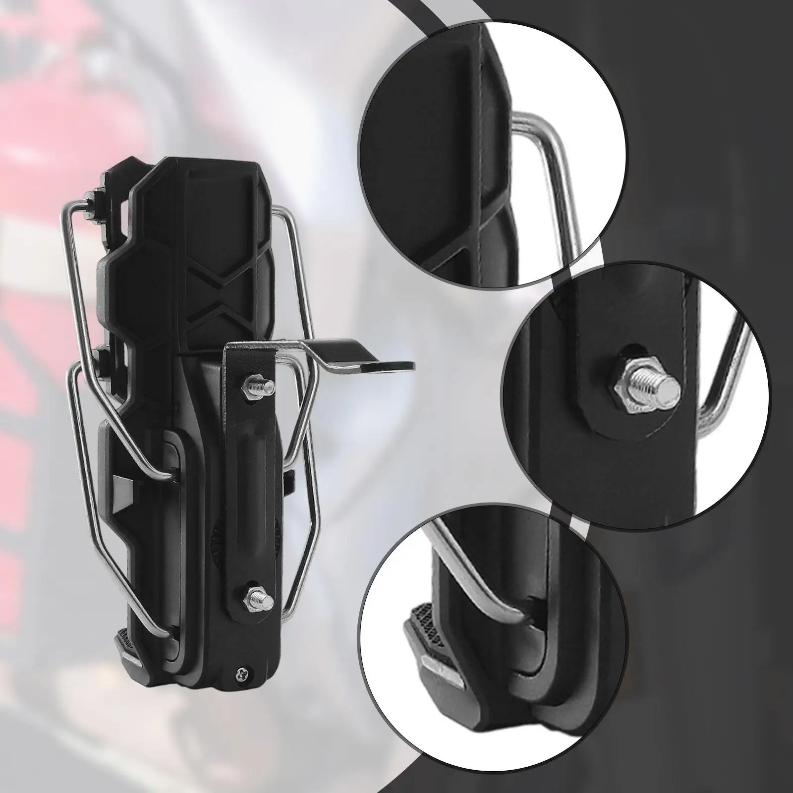 حامل أكواب للدراجات النارية، قفص زجاجة مياه عملي وقوي وحديث للسفر