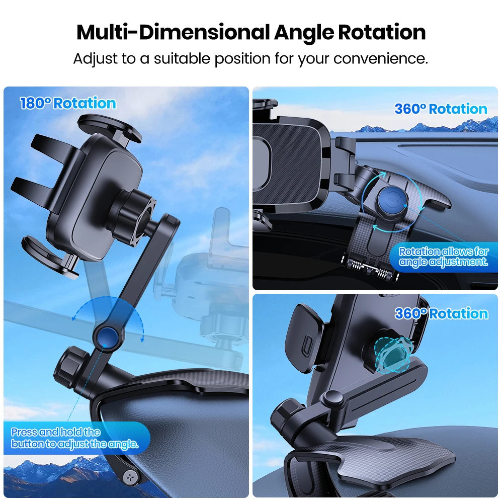 TOPK Car Phone Holder Dashboar - Car Accessories Tablet Holder ulasan dan harga