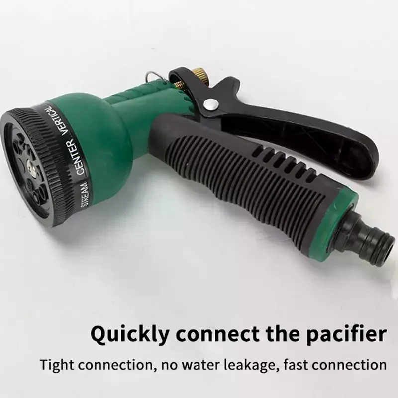 Garden Hose Spray Nozzle With Adjustable Multi Spray Modes Non Slip Handle For Yard Watering Car Washing Outdoor Cleaning