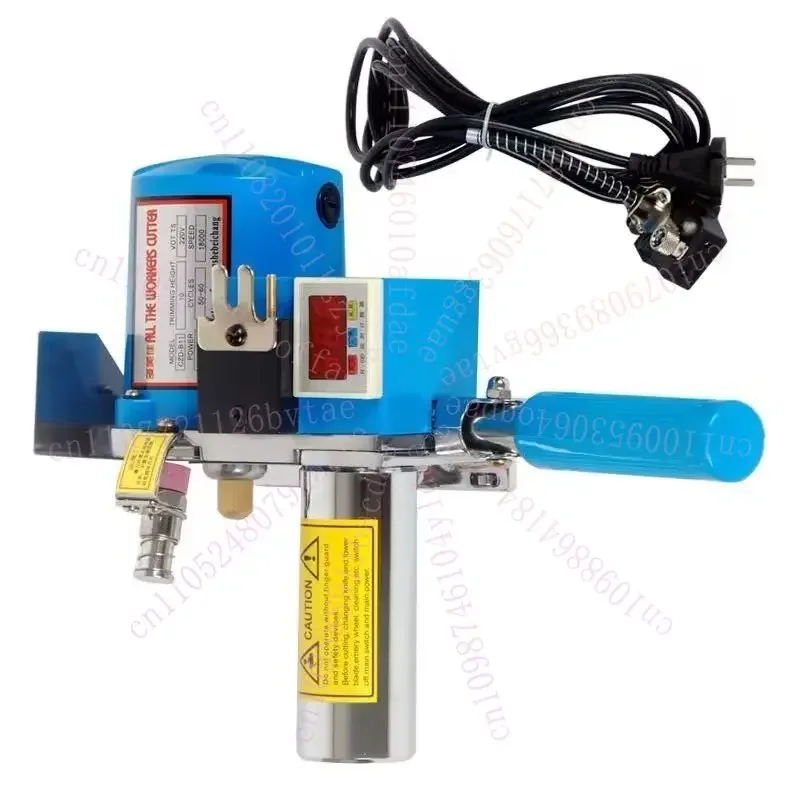 Exclusive Price LCD Counting Cloth Cutting Machine Electric Scissors Fabric End Cutter with Rail Tracking