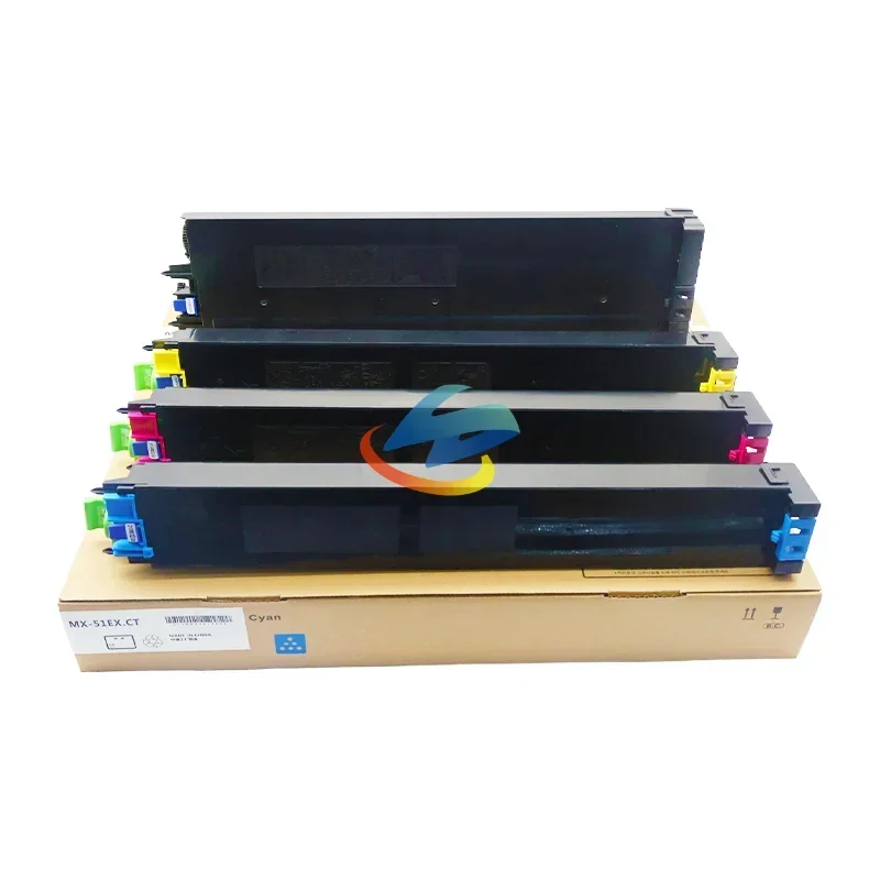 

1PCS MX51 EX CT Toner Cartridge for Sharp MX-4110N4111 4112 4140 4141 5110 5111 5140 5141 MX-4128 4148 5128 CMY340g BK700g