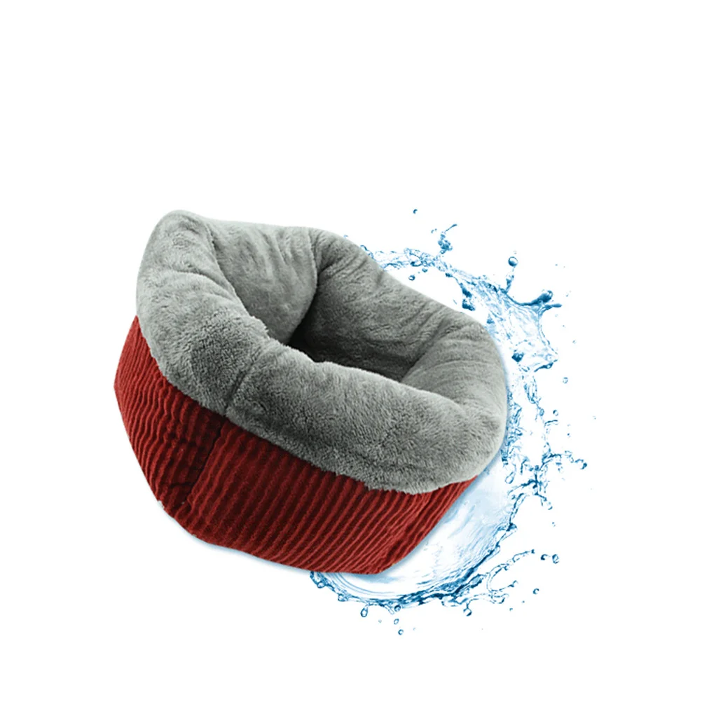 

Warm Cat Sleeping Bag Pet Cave Bed Red Accessories for Indoor Cats Beds Supplies Nest