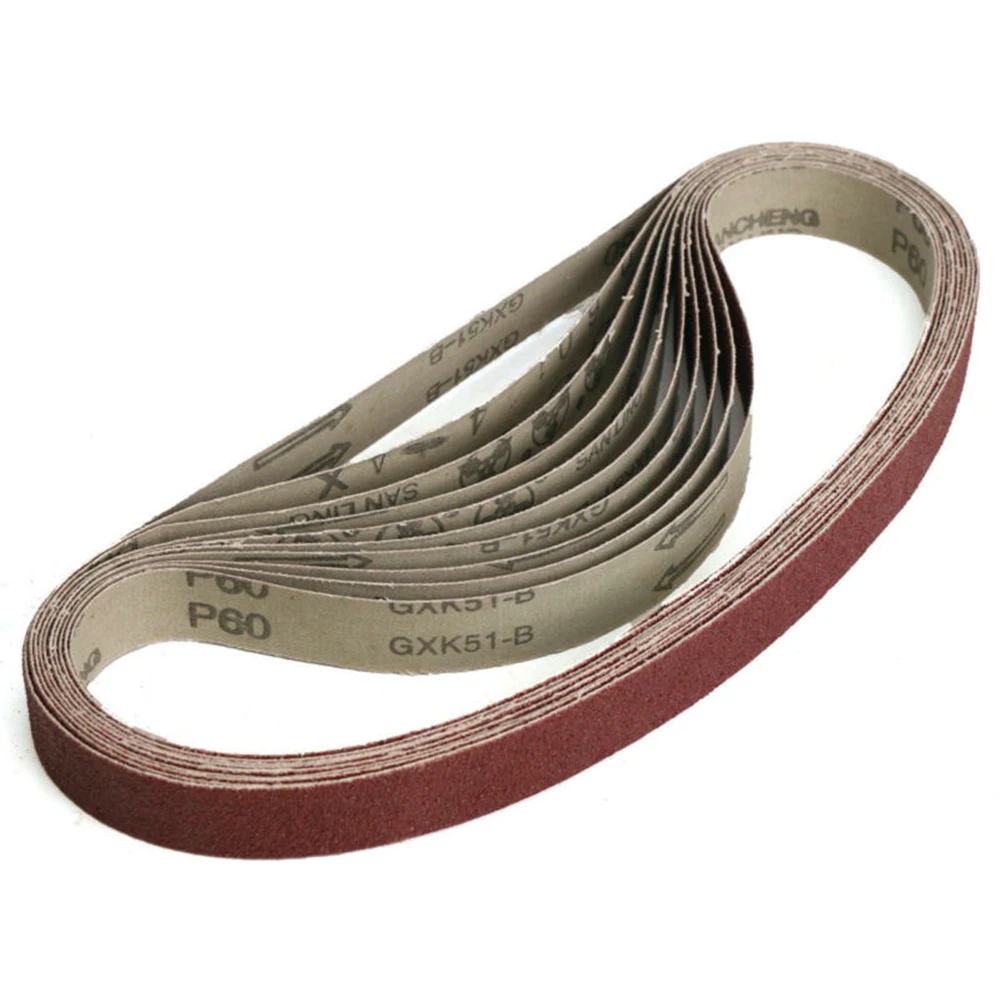 24pcs Woodworking Tools Sandpaper Sanding Belts 60 80 120 150 240 400 Grit Aluminum Oxide For 25x762mm Sanders