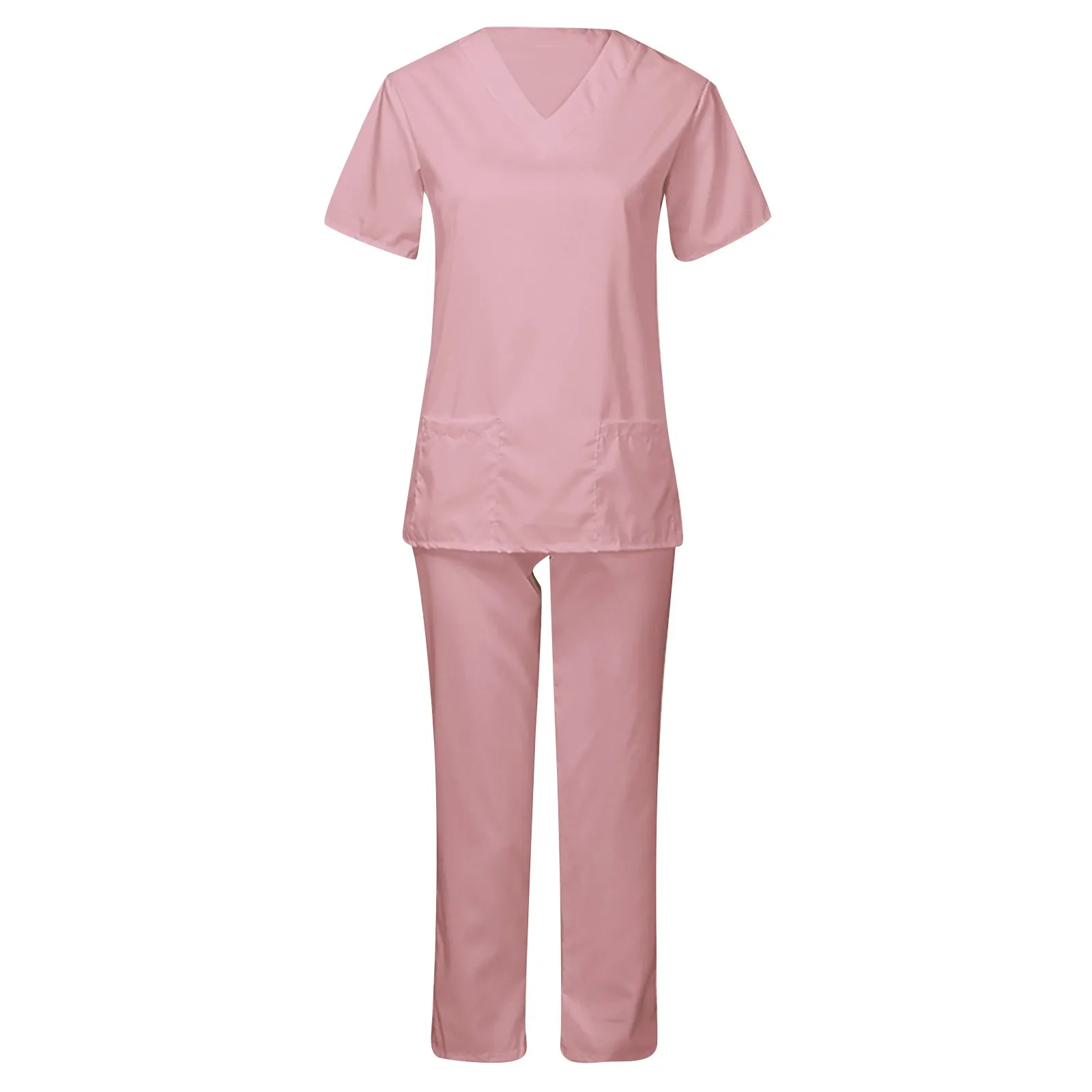 

Multicolor Scrubs Uniform Short Sleeve Tops+Pants Nursing Uniform Women Pet Shop Doctor Scrub Medical Surgery Workwear Scrub Set