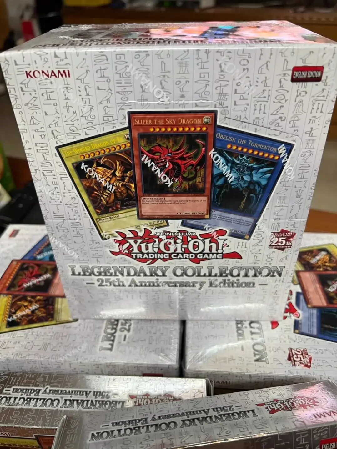 Yugioh Master Duel Monsters 25 ćwierć wieku legendarna kolekcja LC01 angielska kolekcja TCG zapieczętowana Booster Box