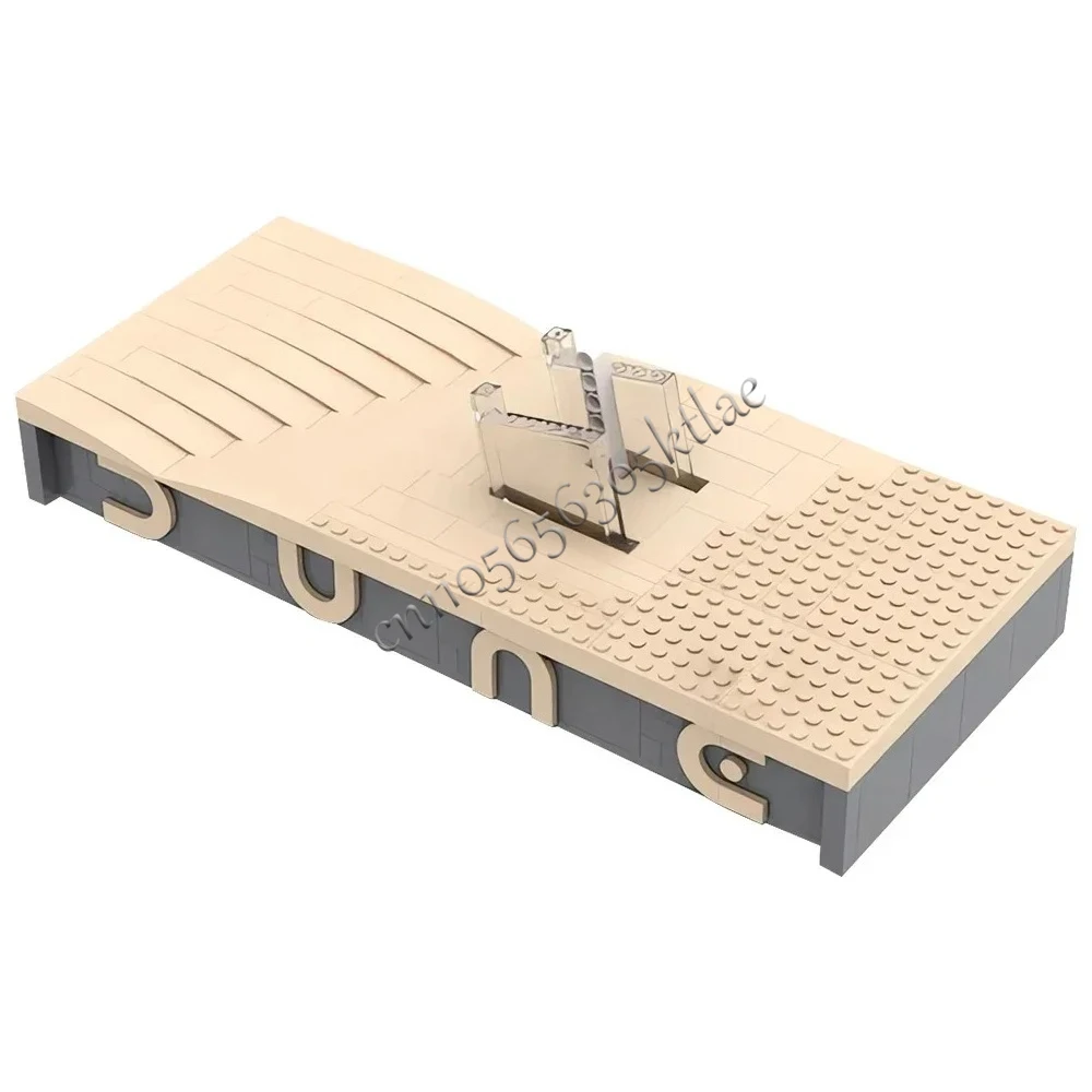 374 Uds. Moc Ideas Dune Ornithopter soporte de exhibición bloques de construcción para 10327 montaje de ladrillos de construcción para regalos de niños