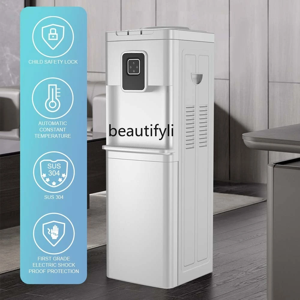 درجة حرارة ثابتة أوتوماتيكية، درجة حرارة الغرفة الساخنة والباردة، متعددة الوظائف، موزع مياه عمودي منزلي مزدوج التردد