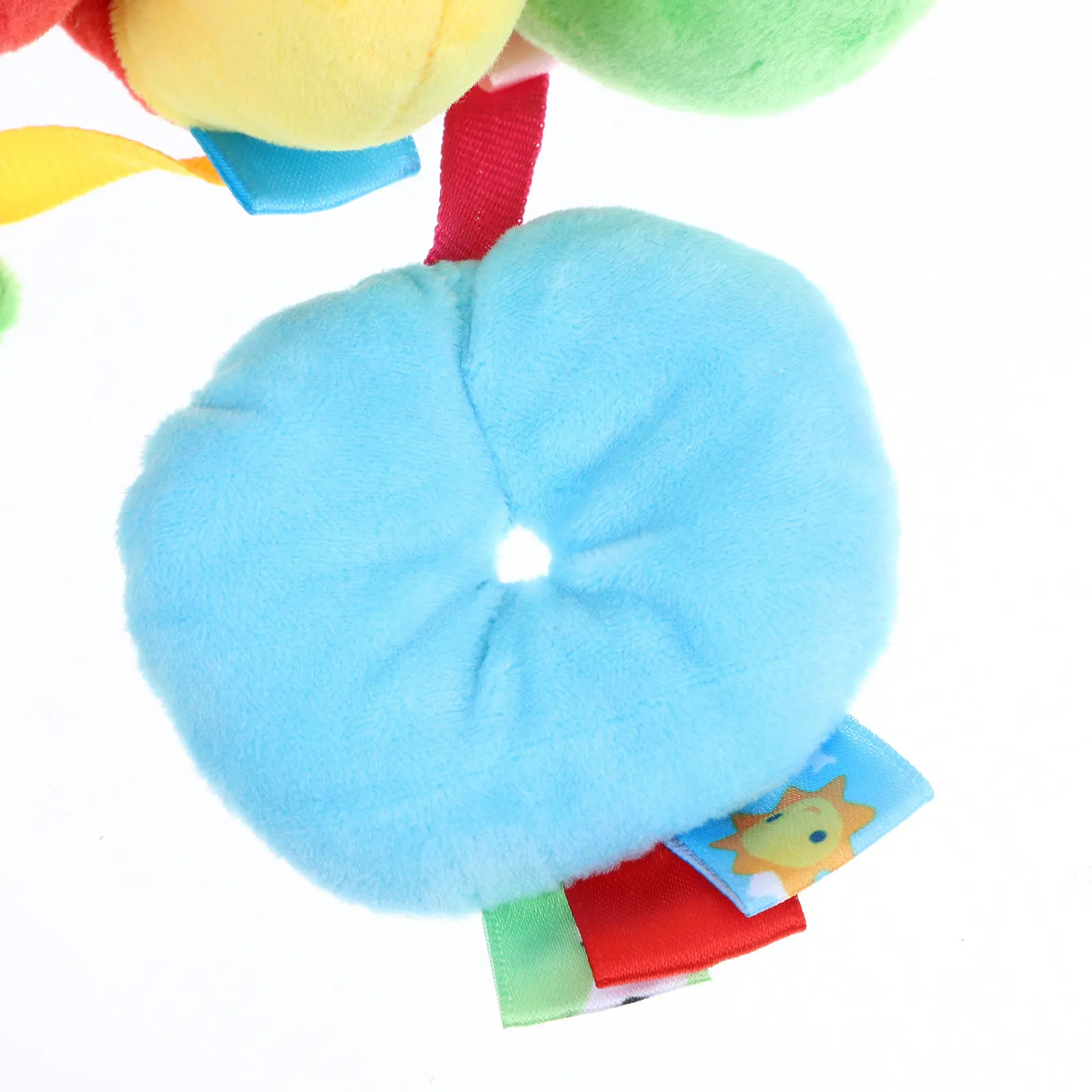 Anello di Attività a Spirale per Culla e Passeggino, Montaggio su Maniglia, Morbido al Tatto con Sonaglio e Strumenti Stimolanti