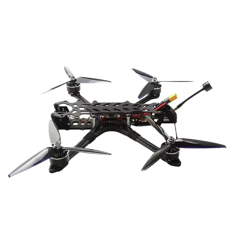 Dron FPV 7-calowy zestaw o dużej wytrzymałości MAK Frame 3KG Ładowność 7KM Zasięg 2,5W FPV Quadcopter Racing Drone Bateria o dużej pojemności Długi