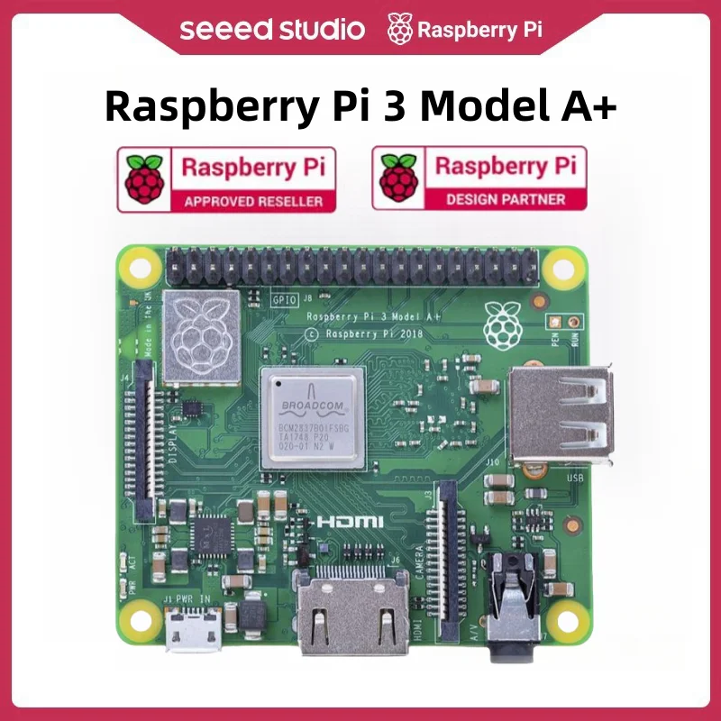 AvaCoreRaspberry Pi 3 Model A+ Plus 4-Core CPU BMC2837B0 512M RAM Pi 3A+ With WiFi And Bluetooth