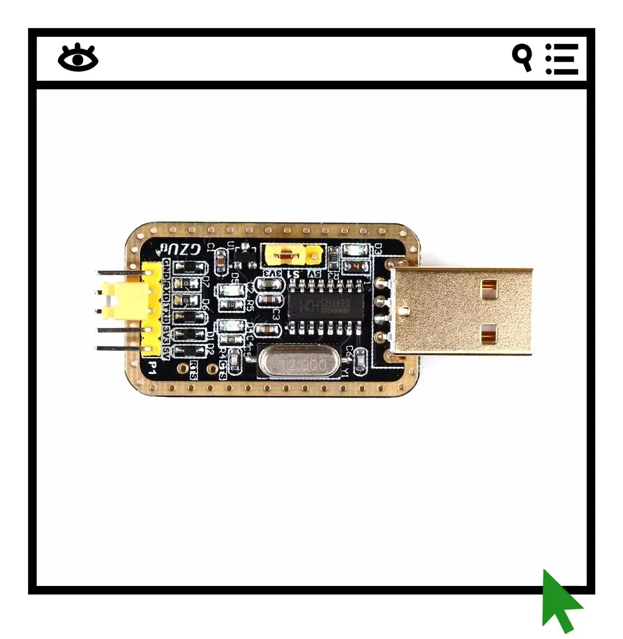 

2 шт. USB-модули CH340G USB-TTL для обновления прошивки и загрузки программ STC
