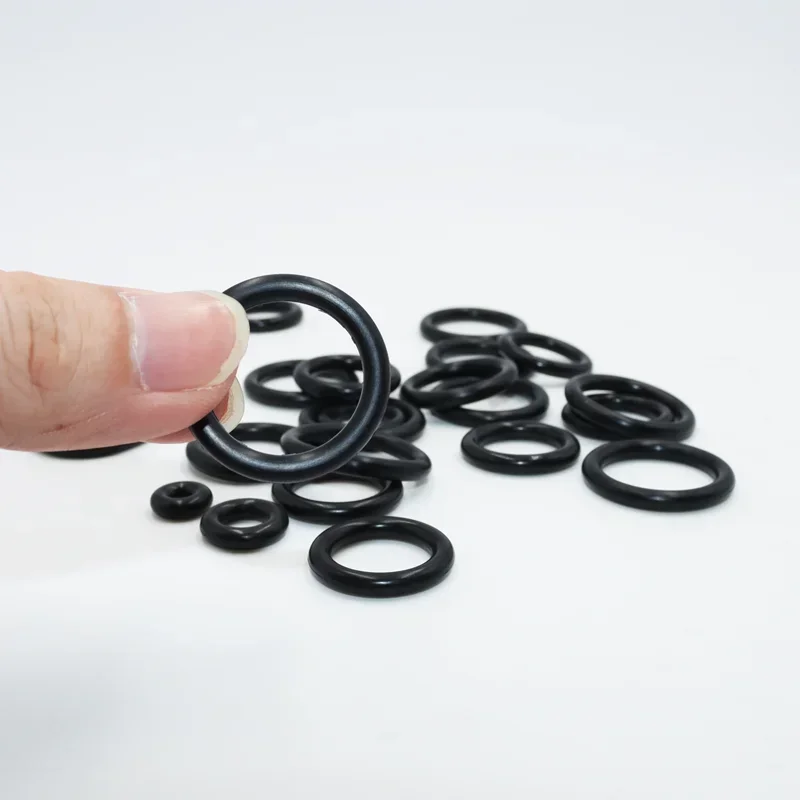 100/50 Pcs NBR Rubber O-Ring Sealing Washers CS Plating Oil Resistant High Temperature Gaskets for Plumbing cs1/1.5/2/2.4/3.1/4