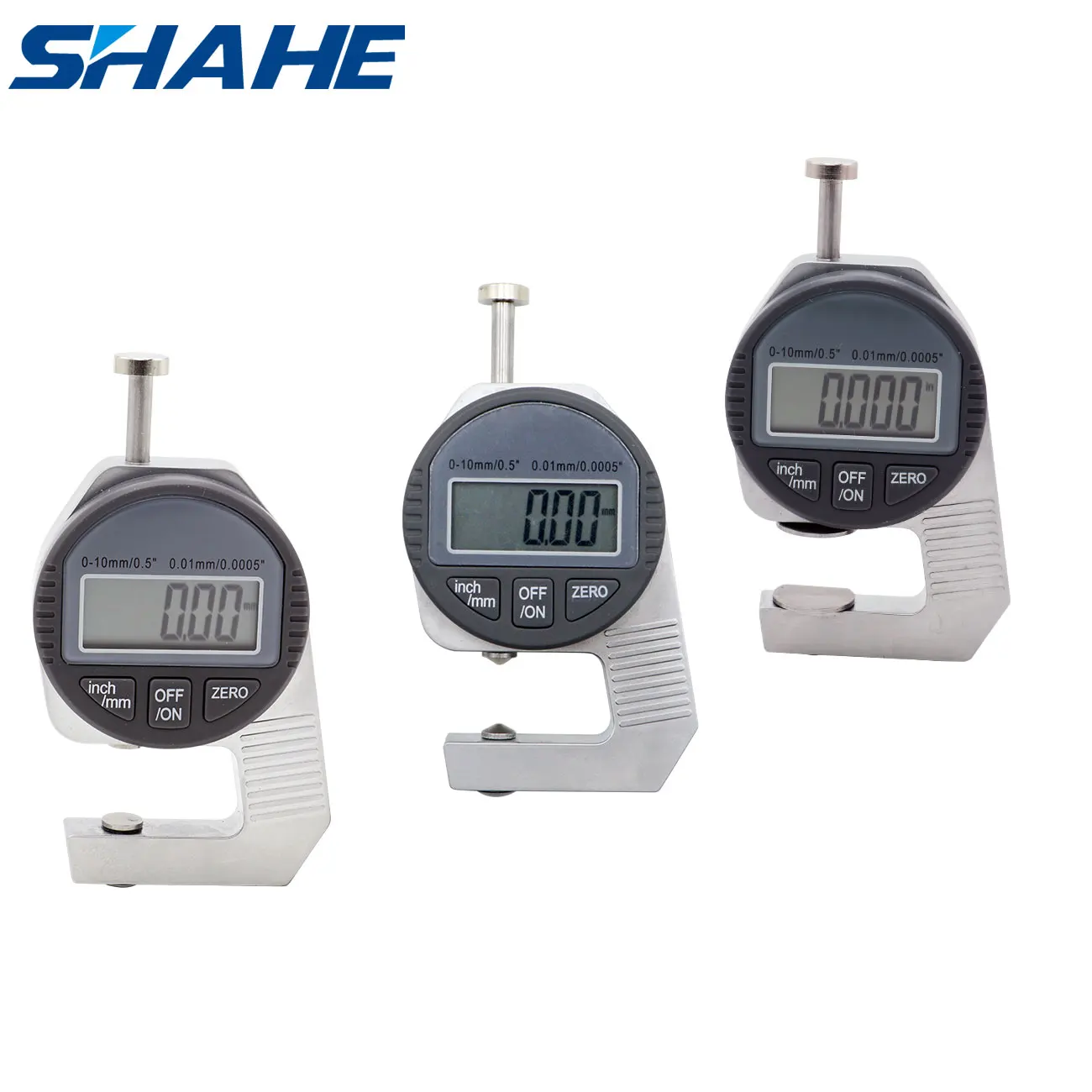 Shahe Portable 0-12.7mm Mini jauge d'épaisseur numérique précise grand LCD jauge d'épaisseur à cadran électronique