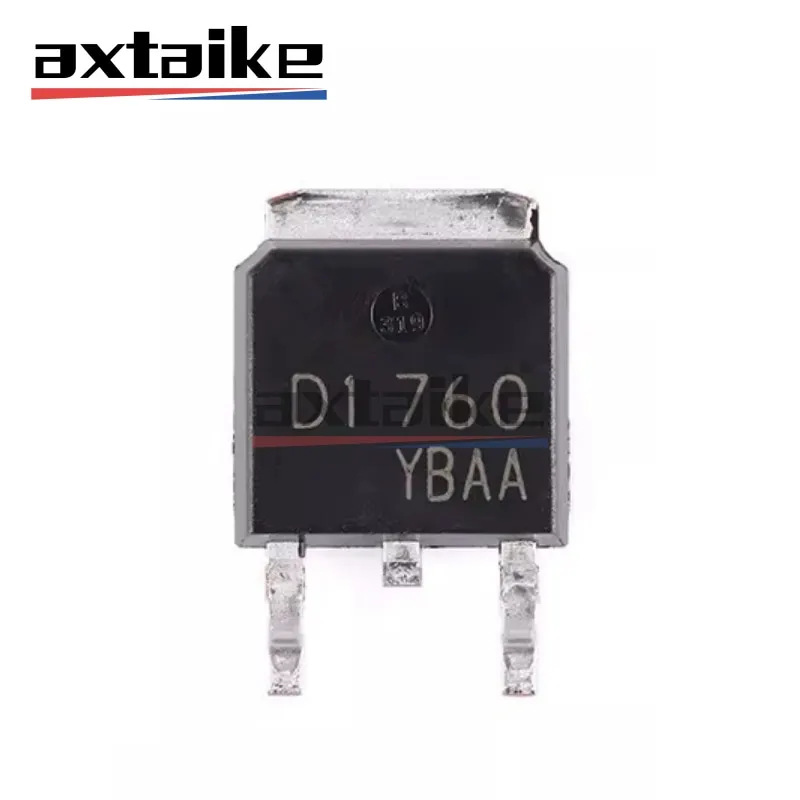20PCS 2SD1760 D1760 TO-252 2SD1760Q 2SD1760TLQ SMD DPAK 50V 3A 1,5W NPN Transistor