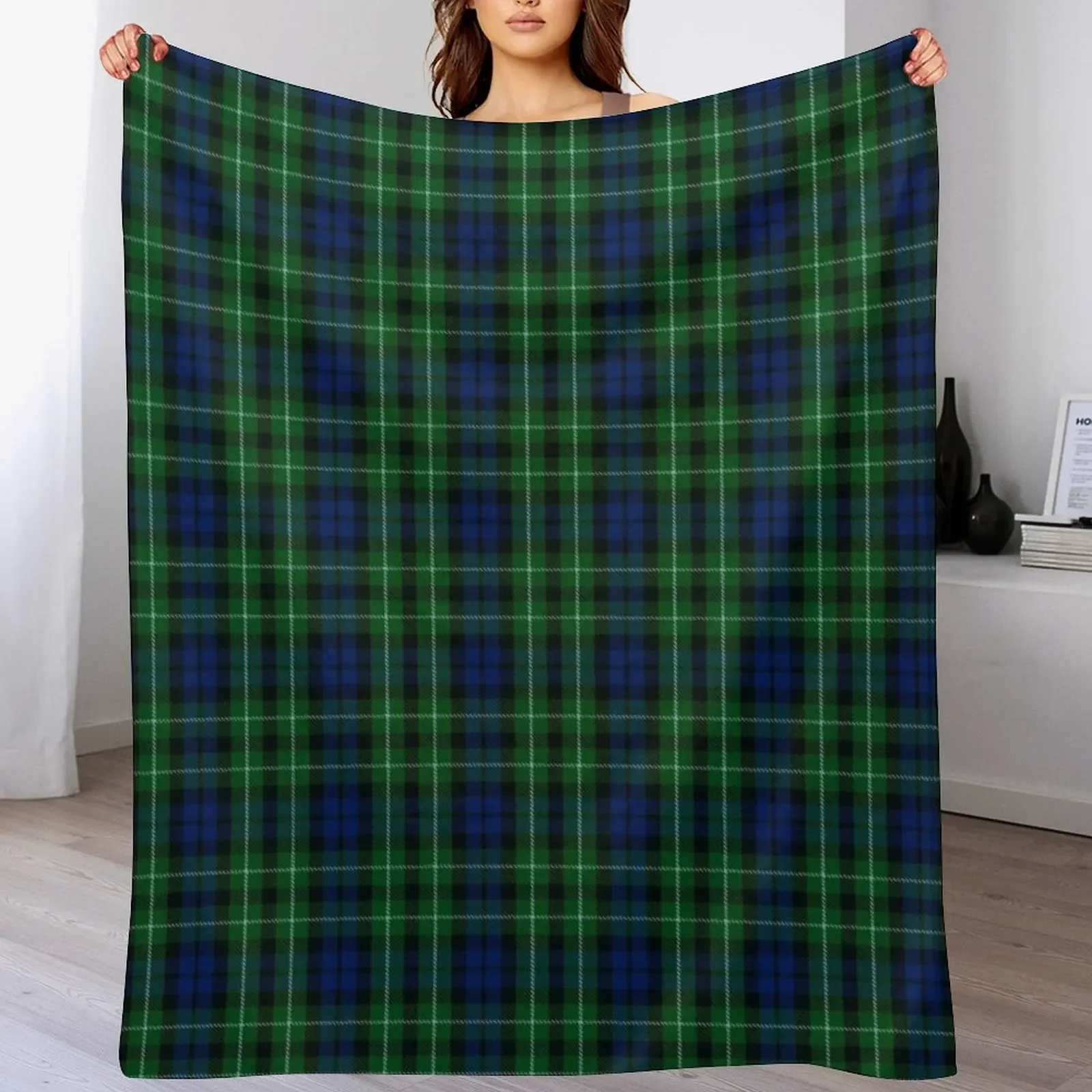 

Graham Clan Tartan (High Res) Throw Blanket christmas gifts Sofa Decorative Sofa halloween Blankets