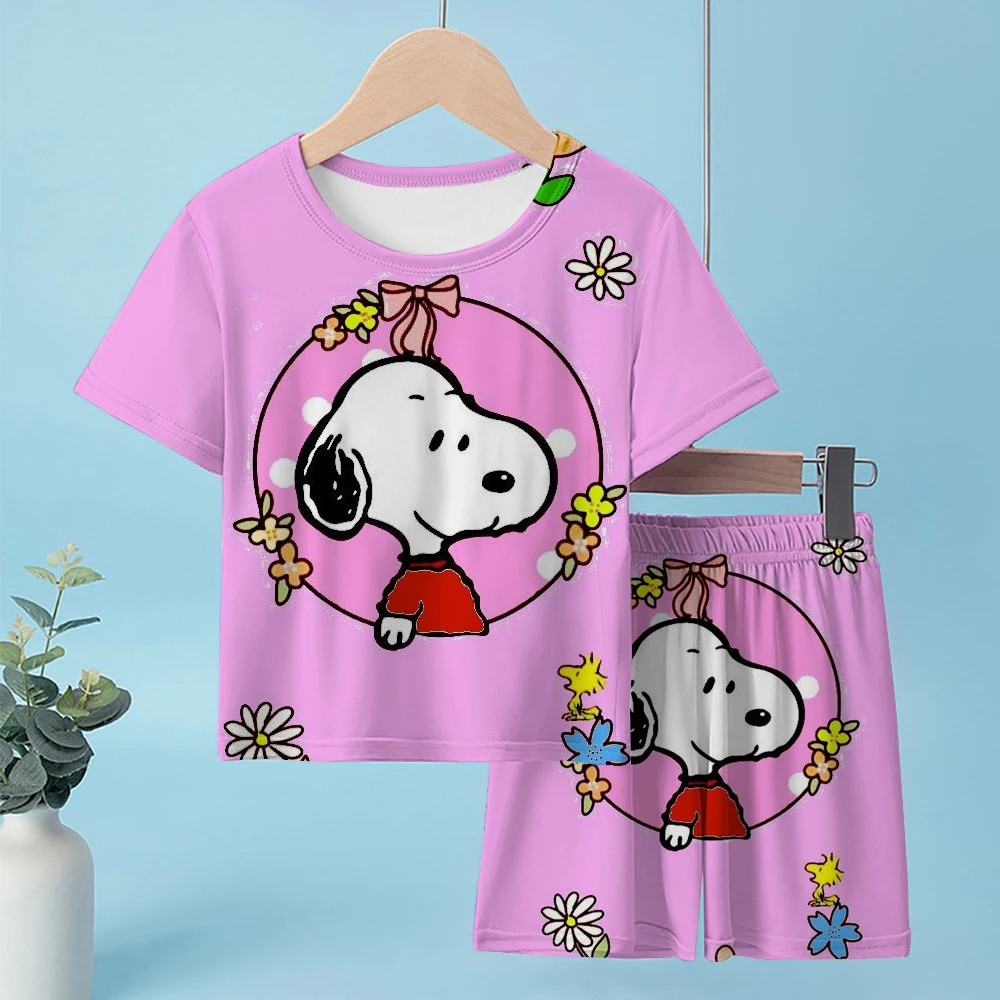 2Pcs Snoopy Pajama … - image