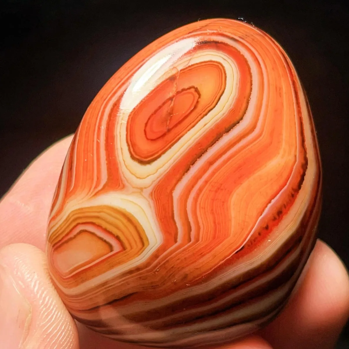 Large Banded Agate Banded Pattern, Mountain Gem, Polished Tumbled, Vase Filler, Natural Stone, Crystal Collection, Table Display