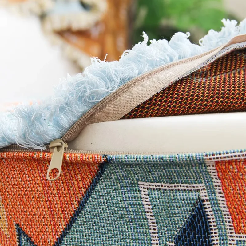 Tapestry chair cushion, style sofa cushion cover, sofa dining chair cushion cover