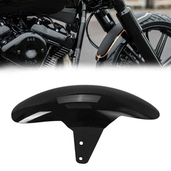 Motorcycle ABS Plastic Front Fender Mudguard Cover Protector Splash Gloss Black For Harley Softail Breakout FXBR FXBRS 2018-2022