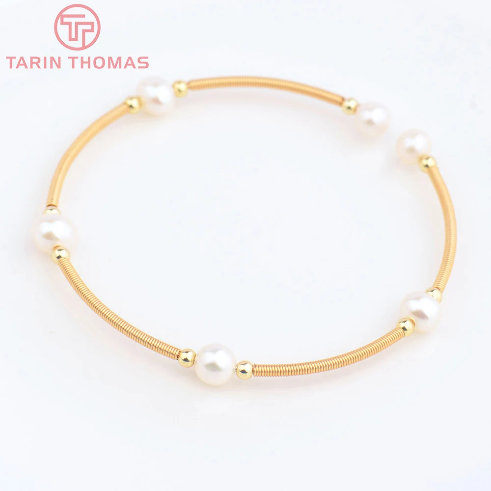 (4717)Fashion Finished Pearl Open Bracelet High Quality DIY Jewelry Making Findings Accessorie Wholesale