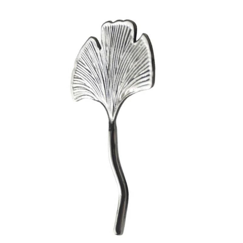 Ginkgos Leaf Shaped Stainless Steel Chopstick Support Sophisticated Spoon Fork Rest Household Tableware Accessories