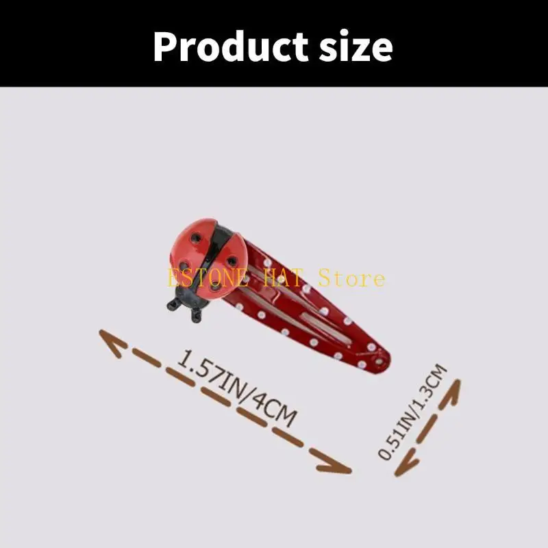 49mf 4pcs đáng yêu Ladybugs Pin Pin Part Part