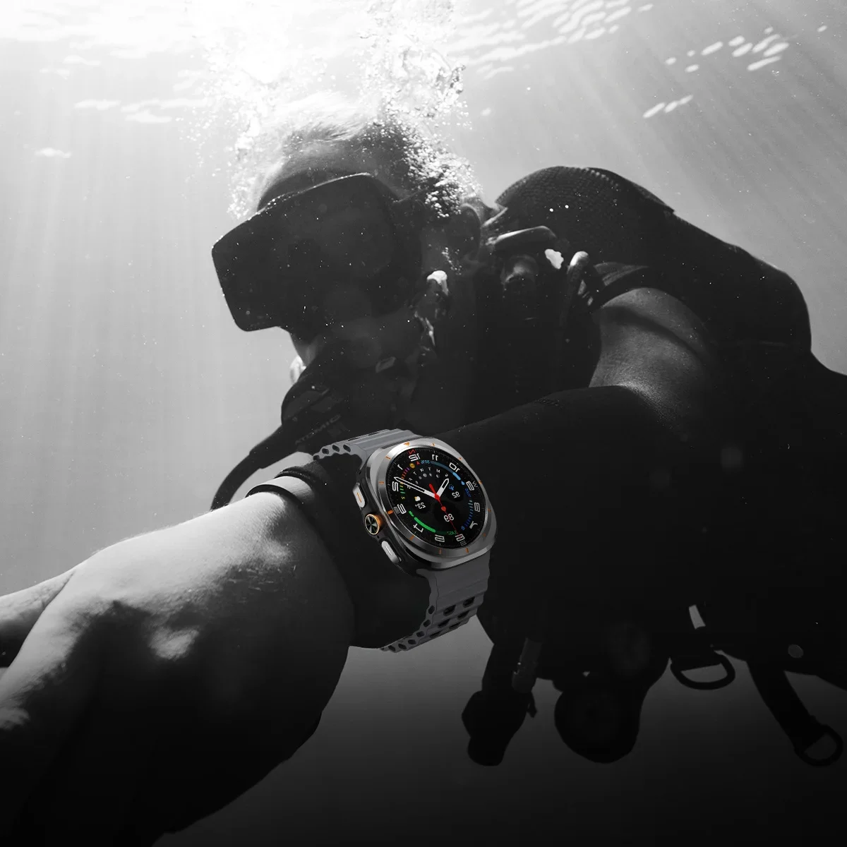 Marine-Armband für Samsung Galaxy Watch Ultra2 Sport Silikon-Armband für Samsung Galaxy Ultra 2024 2025 Uhrenarmband Zubehör – Detail 3