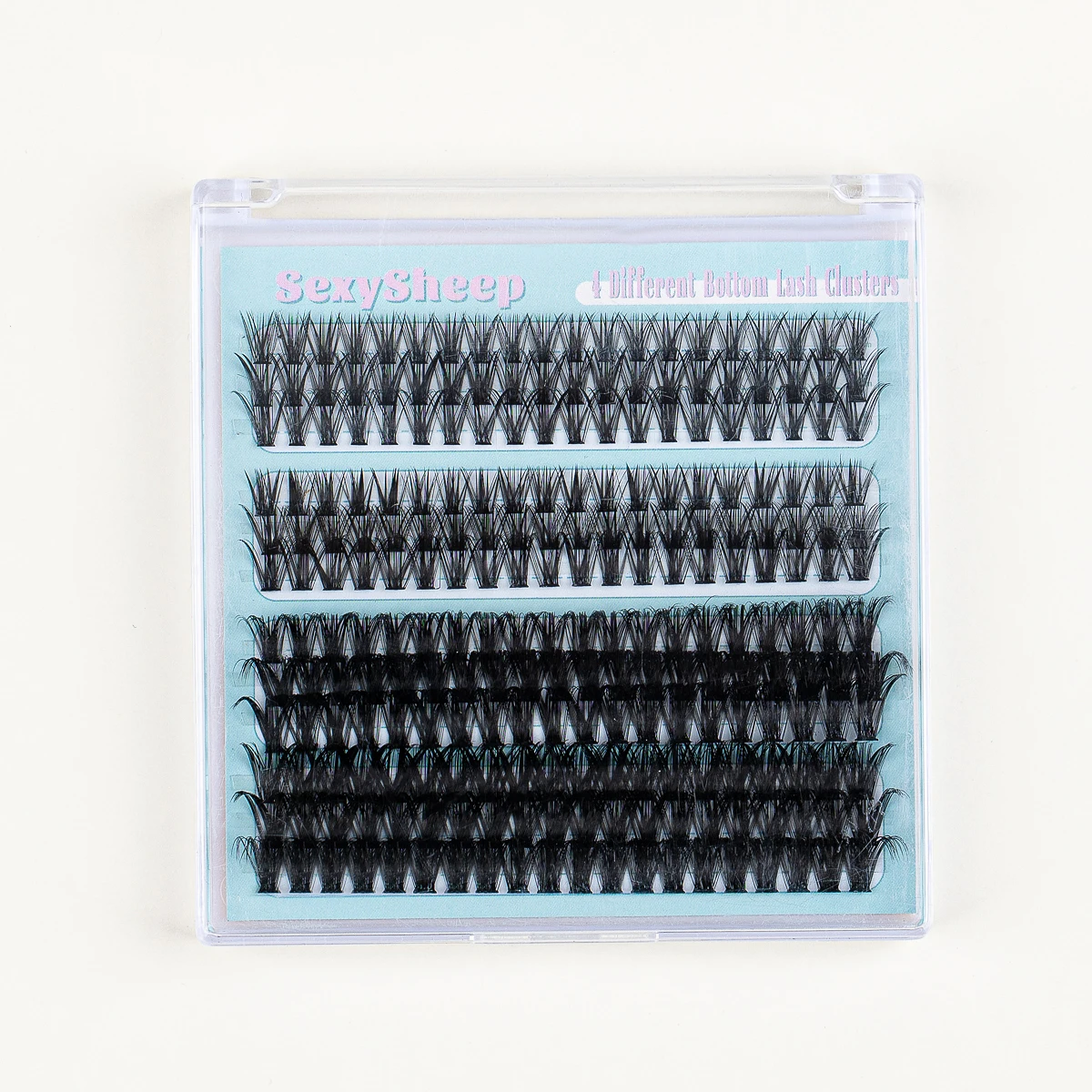 Eyelash gift box DIY Lash Clusters Set Individual Lashes Extension lash glue*1 remover*1 tweezers*1 eyelashes*6 brush*4 festival