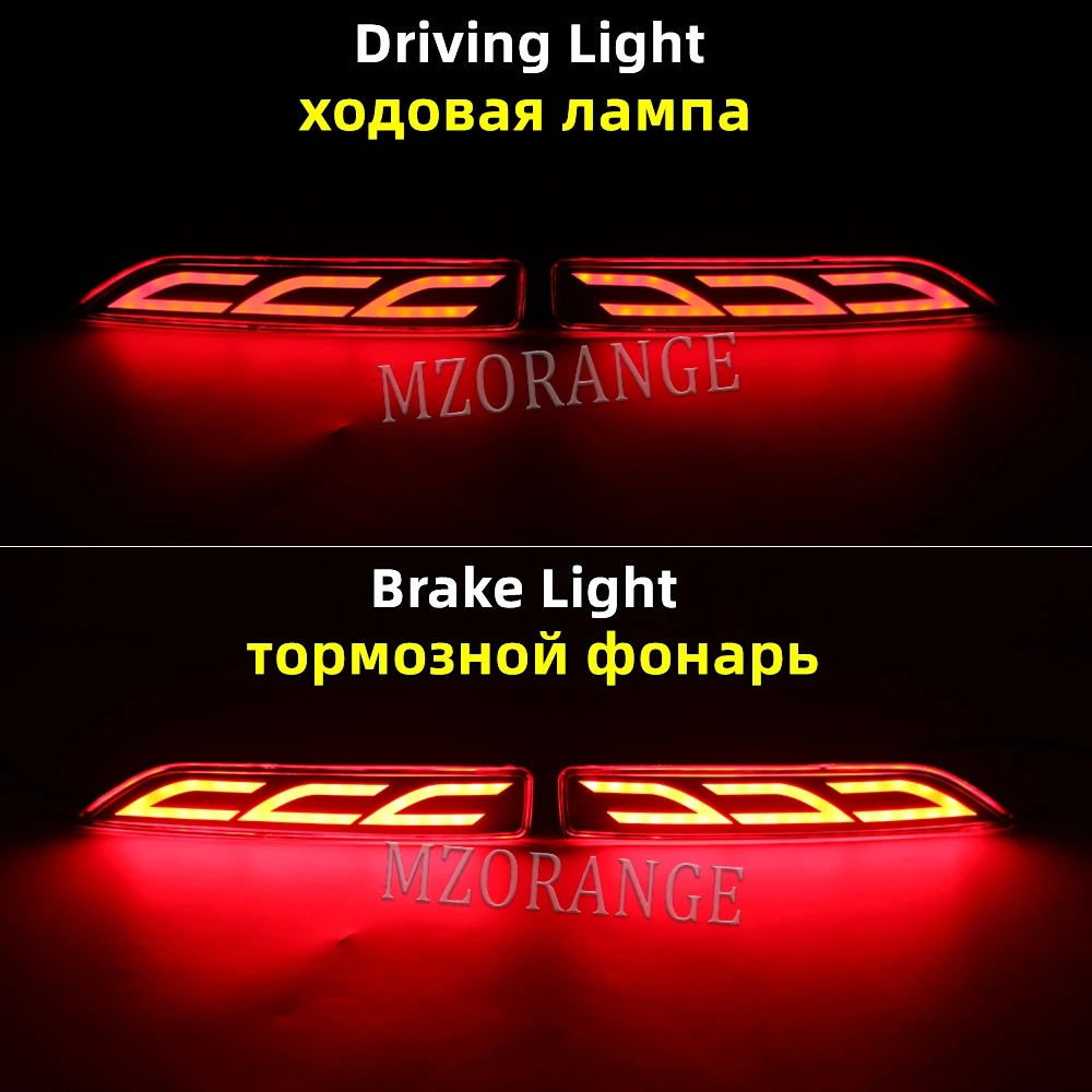 Schwanz Bremse Warnung Hinten Stoßstange Licht Für Honda CRV 2007 2008 2009 Stop Signal Reflektor Nebel Lampe Auto Styling 1 paar zubehör