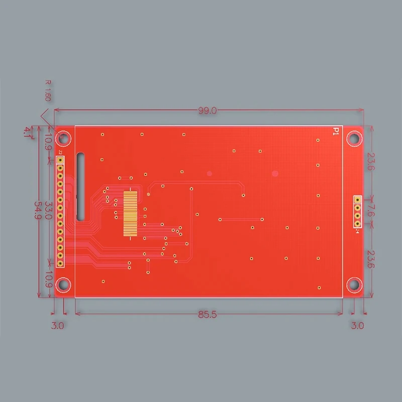 Serial TFT LCD Screen, painel de toque, driver IC ILI9488, suporte a toque capacitivo, GT911