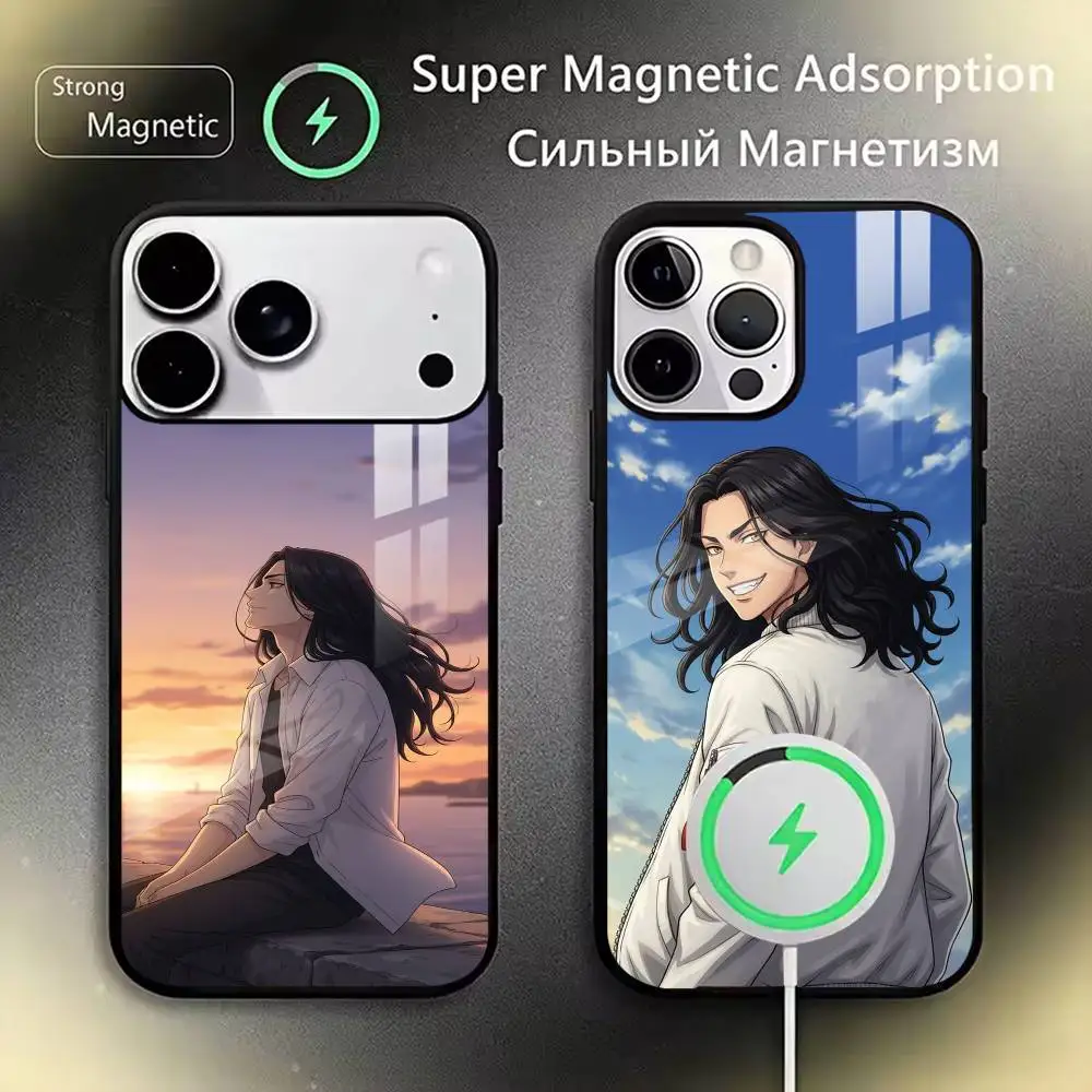 

Tokyo Revengers Keisuke Baji Phone Case For iPhone17,16,15,14,13,12,11 Plus,Pro Magnetic For Magsafe Wireless Charging