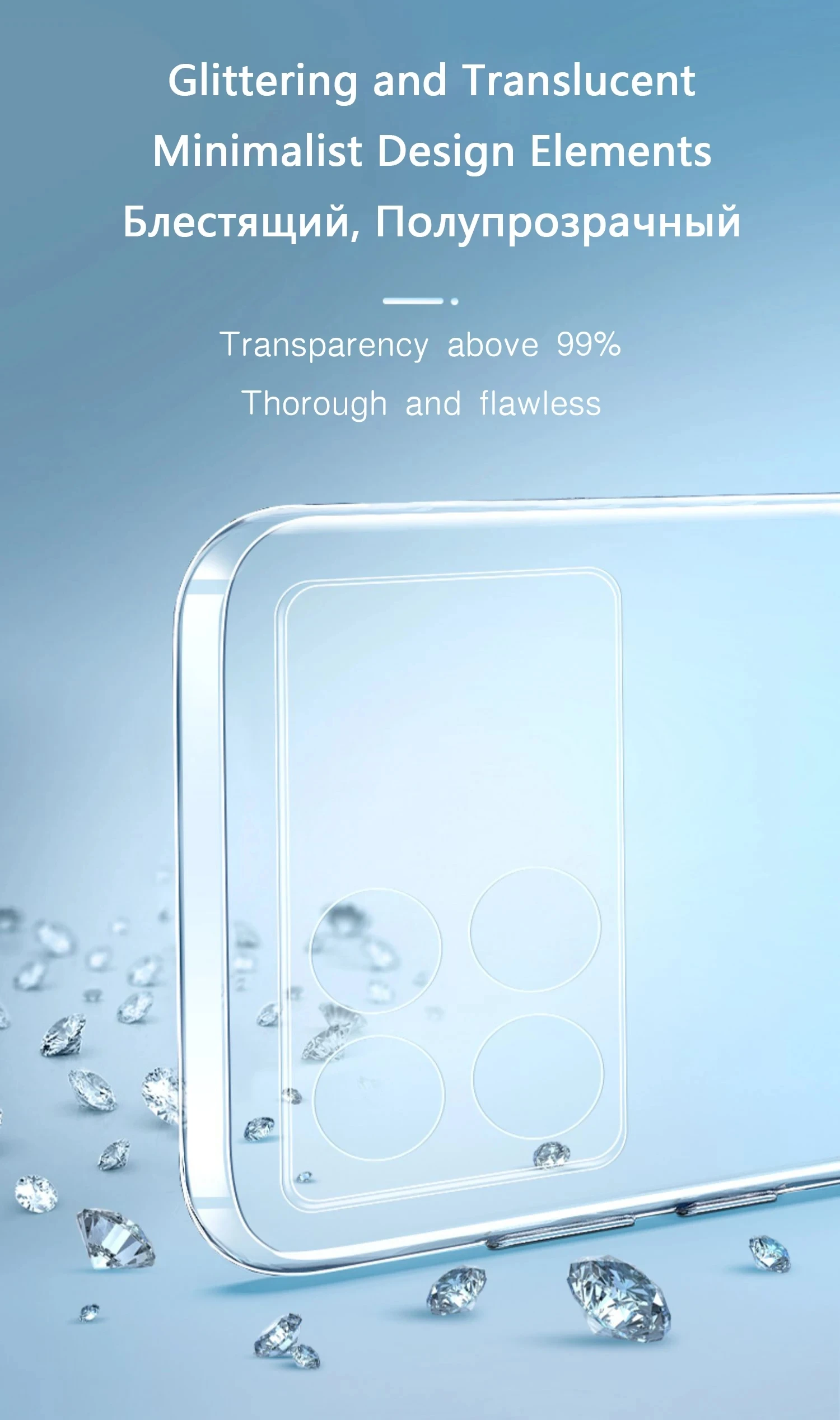 Ultradünne, klare Hülle für Xiaomi Redmi Note 13 Pro 4G K70E Poco X6 Pro 5G, transparente, stoßfeste Silikonhülle – Detail 5