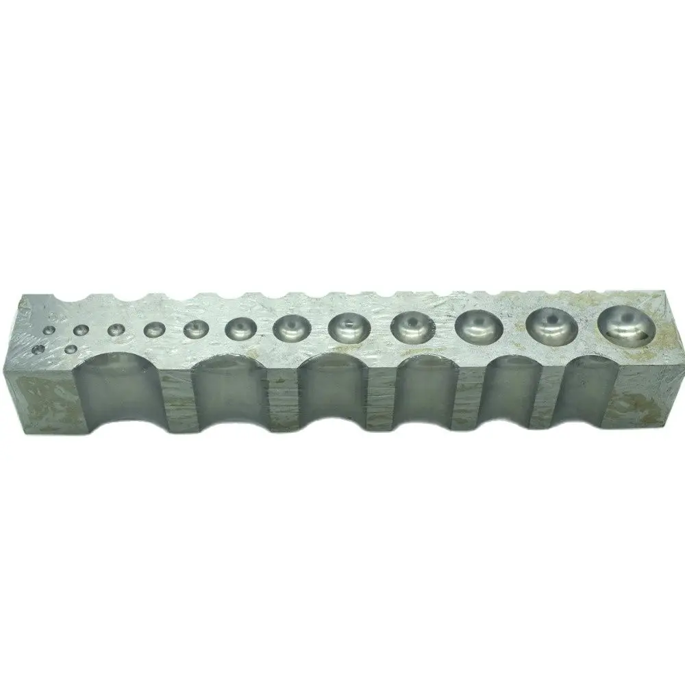 Imagem -02 - Steel Forming Block para Fazer Jóias Metal Dapping Shaping Tool