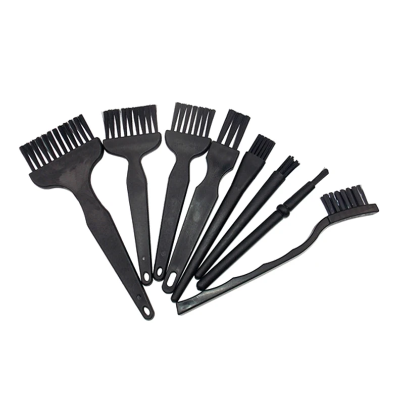 9 Pieces Multi-use Cleaning Brushes ESD Synthenic Fiber Anti Static Brushes PCB Circuit Board Brush for Computer Drop Shipping