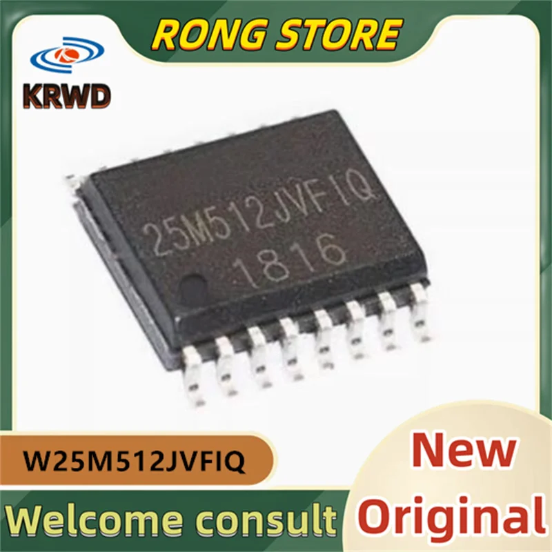 

2 шт. 25M512JVFIQ Новый и оригинальный W25M512JVFIQ 25M512JVFG SOP16