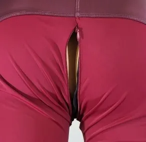 Slip da donna Cavallo da donna Cerniera invisibile Chiusura frontale a retro Pantaloni invernali in pile spesso Pantaloni caldi Outdoor Softshell Sport lunghi