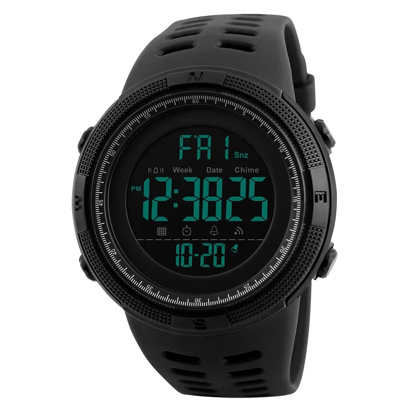 Youth Fashion Men Outdoor Sports Digital Watch Multifunction Alarm Clock 5Bar Waterproof Wristwatches Student Gift