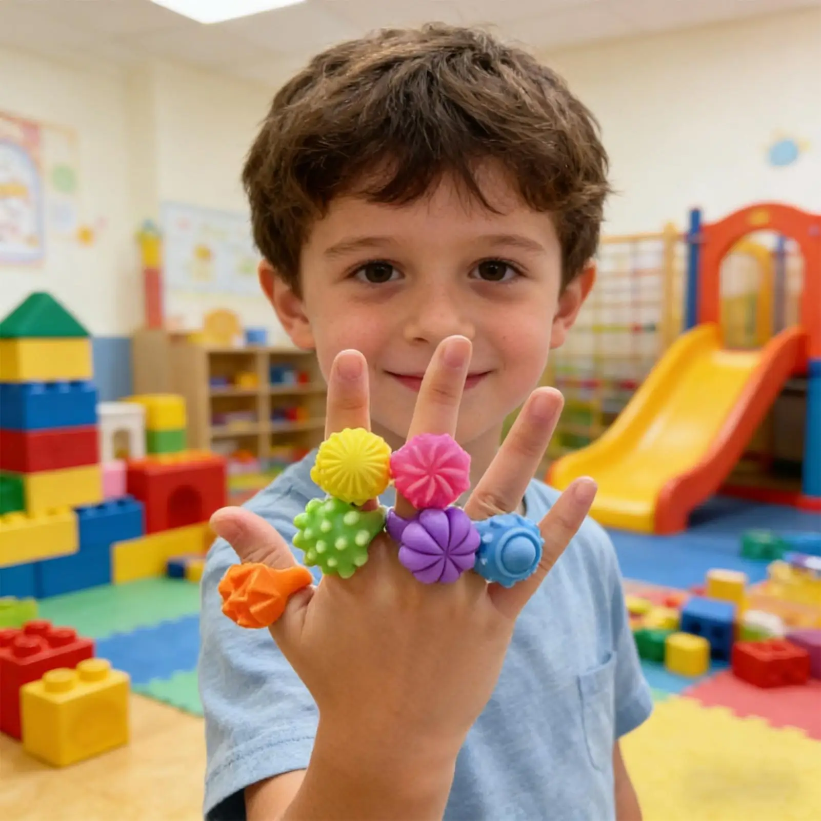 

Кольцо-непоседа, 12 шт., текстурированные сенсорные кольца, силиконовые игрушки-непоседа для детей и взрослых, игры в классе, школа, дом, путешествия, релаксация