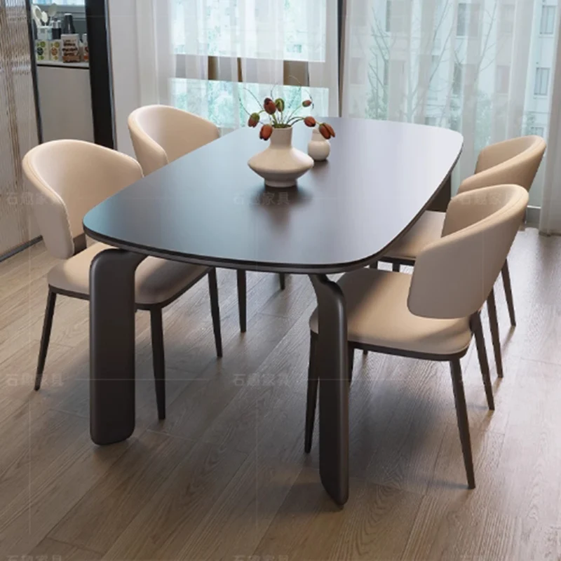 Modern Lounge Dining Table Center Conference Desk Wood Dining Table Salon Study Nordic Living Room Muebles Kitchen Furniture