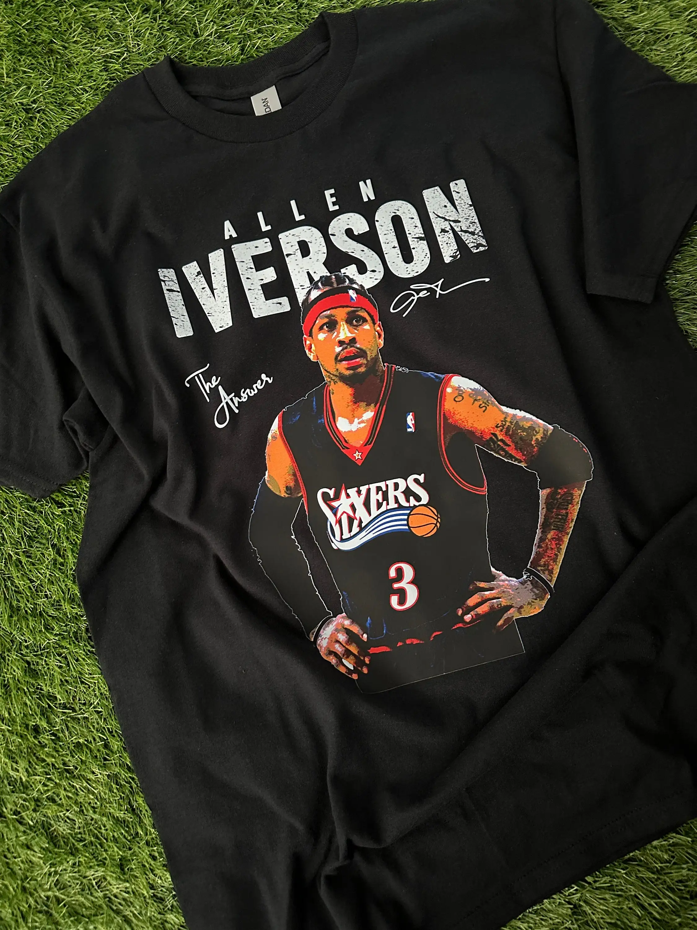 Classic Allen Iverson Black Tshirt