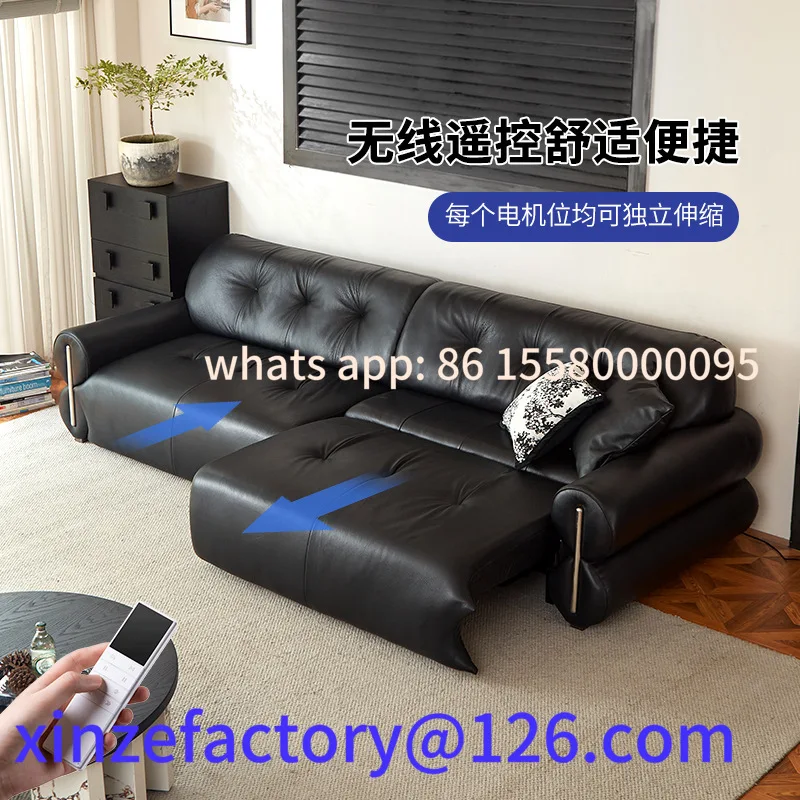 

Customizable Black Function Light Luxury Cloud Sofa Bed