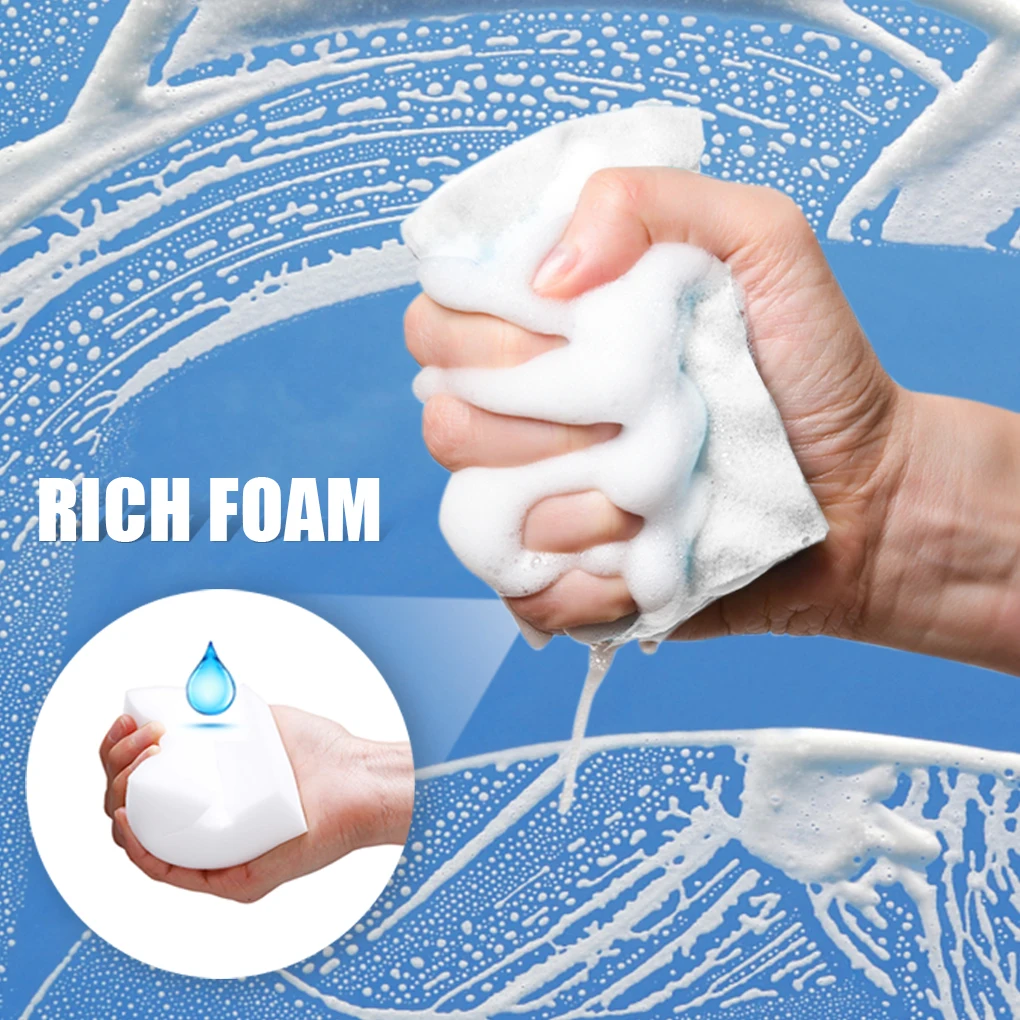 10/20/30/50 PCS White Shoe Sponge Eraser Dishwashing Bathroom Flexible Wash Scrubber Portable Mini Reusable Cleaning Pads