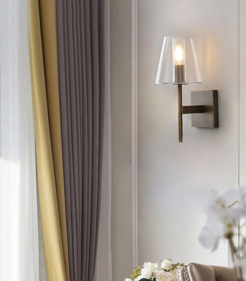American Retro Minimalist Pure Wall Lamps