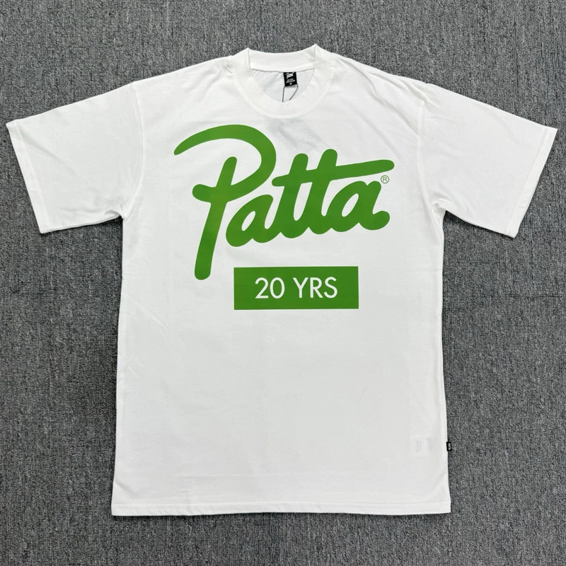 Fashion Trend American Style Patta Top High Quality Men's Women's PATTA Short Sleeved Summer Season Available Stock