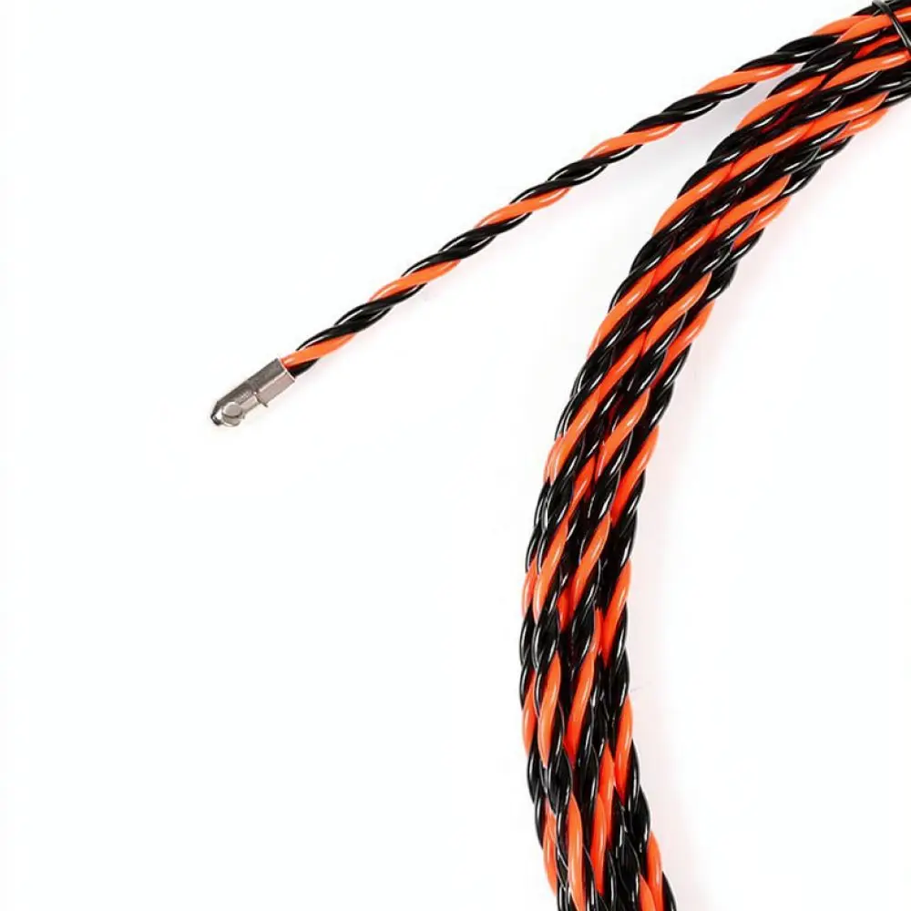 Efficient Wire Conduit Threader Fish Tape Cable Puller Flexible Electrician Tool For Network Line Routing Construction Supply