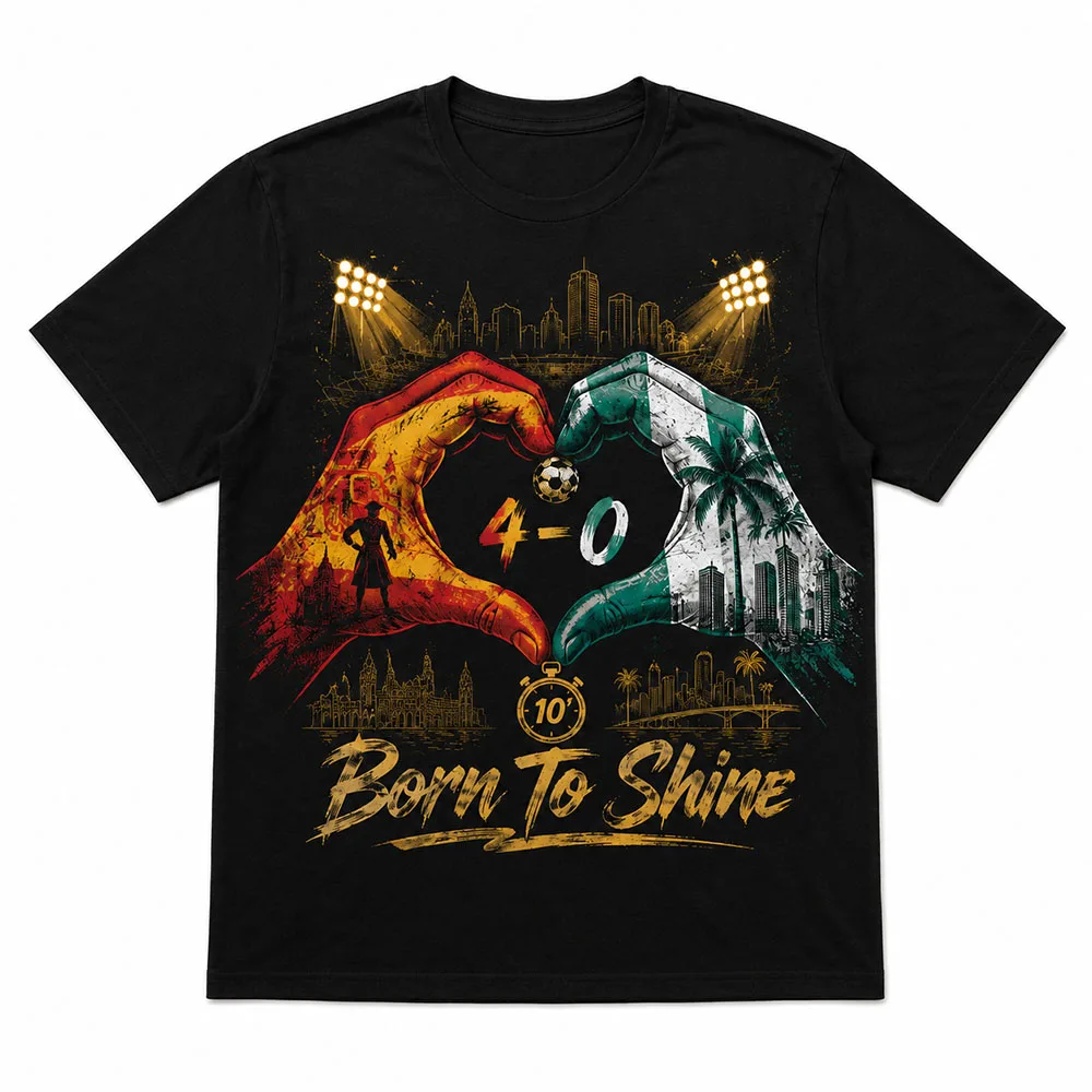 5 Pack Cotton Tee Football Fan Apparel Hot Deals 2026 Soccer Shirt For Man Team Outfit Set