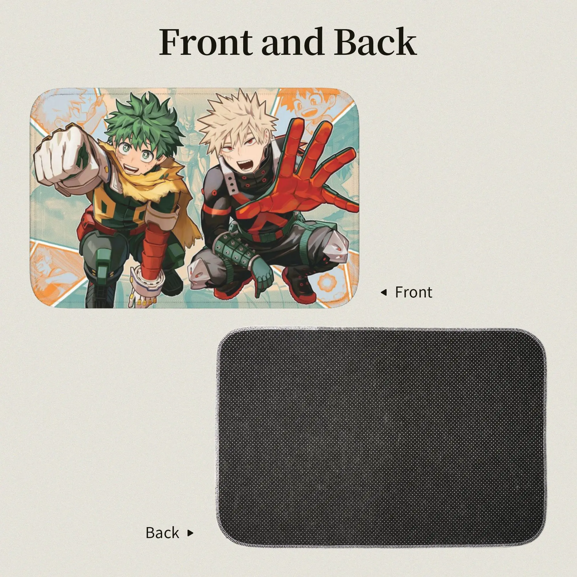 My Hero Academias Floor Door Kitchen Bathroom Mat Anti-Slip Indoor  Doormat Garage Living Room Entrance Rug Carpet Footpad