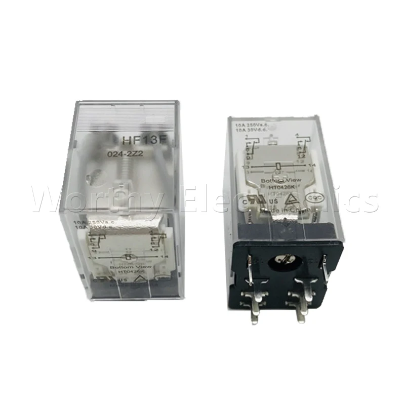 

Free shipping 10pcs/lot relay 24VDC 10A 8PIN HF13F-024-2Z2 JQX-13F-024-2Z2