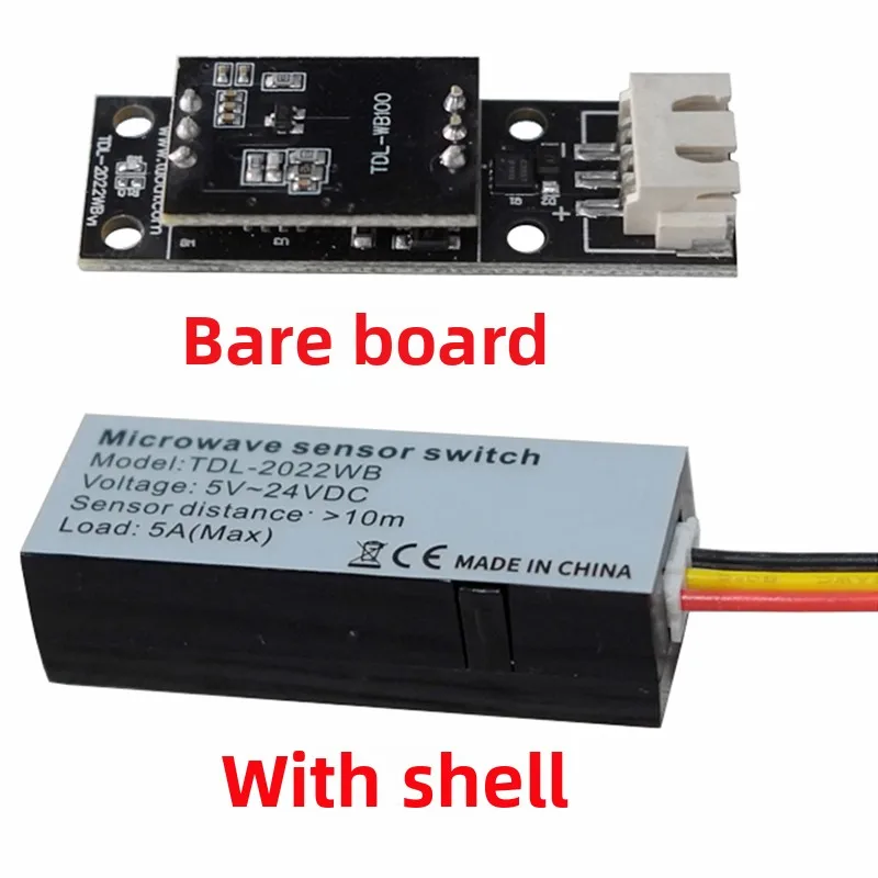 Microwave radar sensor switch module, human body sensor module, intelligent sensor detector 5/12/24V
