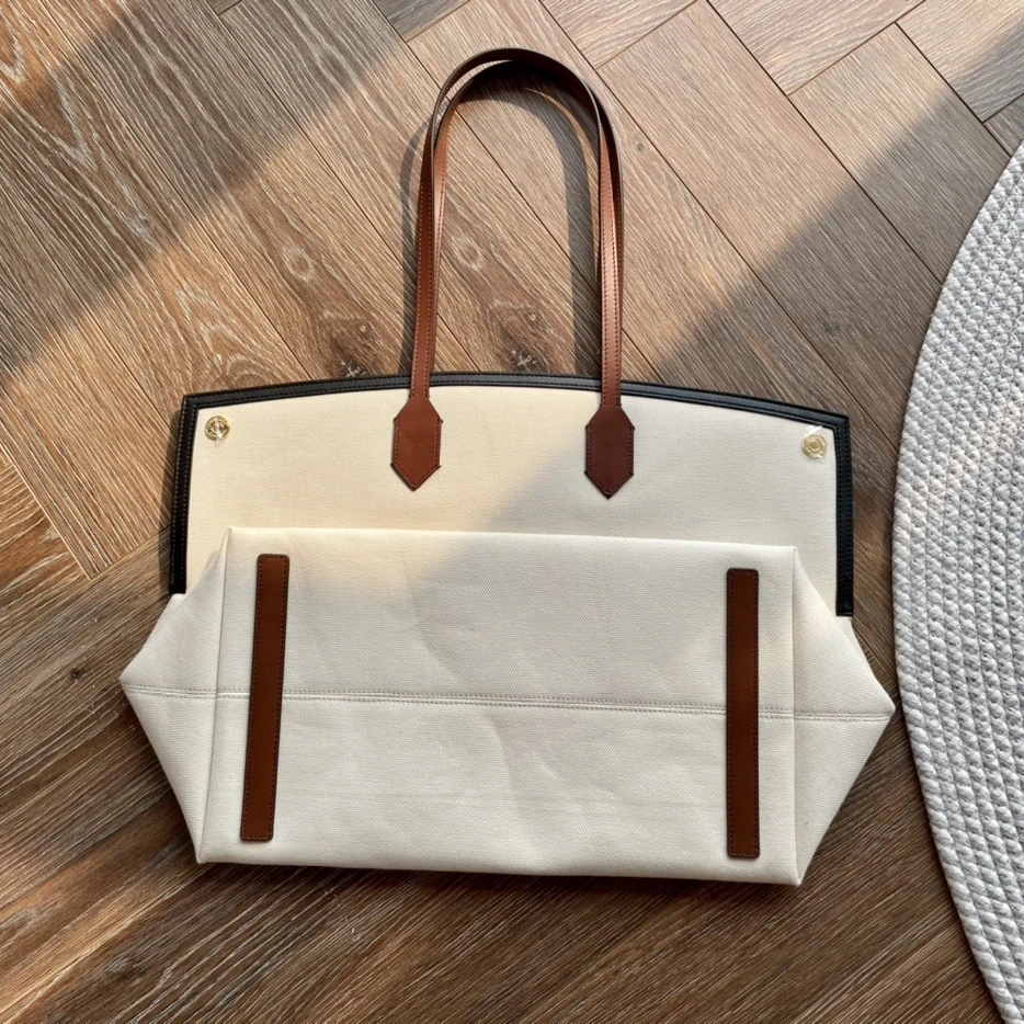 

New Luxury Beach Bag Fashion Designer Women Canvas Handbag Famous Brand Large Capacity Shoulder Bag Tote Shopping Shoulder Bags